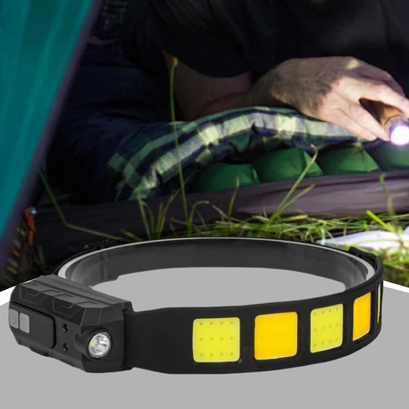 SENSÖRLÜ COB XPG LED KAFA LAMBASI WATTON WT-066 - Resim 5