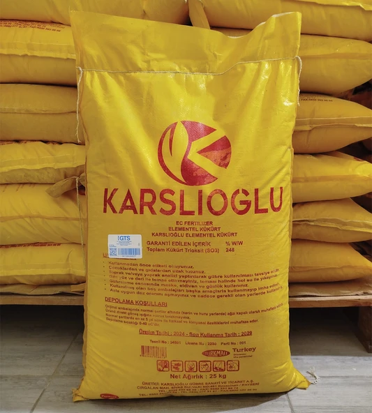 Elementel Kükürt 25 Kg