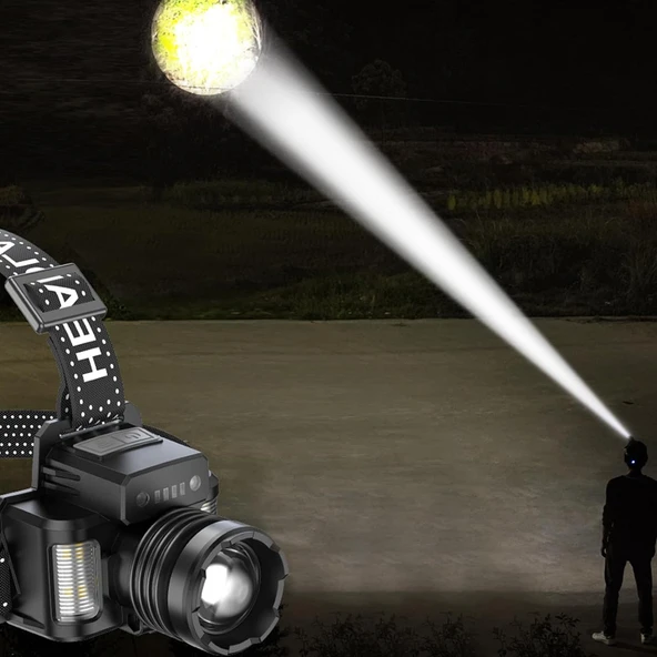 SENSÖRLÜ CREE TG LED  ŞARJLI KAFA LAMBASI WATTON WT-625 - Resim 8