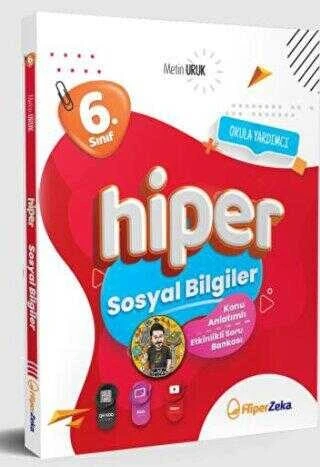 Hiper Zeka Yayınları 6. Sınıf Hiper Sosyal Bilgiler Konu Anlatımlı & Soru Bankası