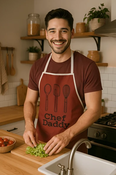 Chef Dady Sıvı Geçirmez Mutfak Önlüğü Leke Tutmaz, Sıvı Geçirmez, Kolay Temizlenebilir Önlük - 10