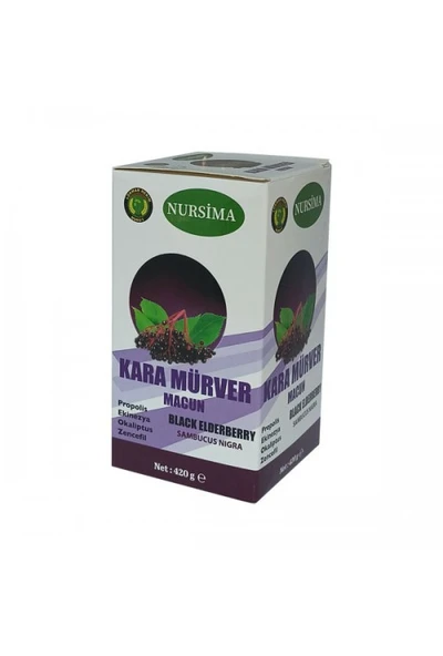 Nursima Kara Mürver Bitkisel Karışımlı Macun 420 gr