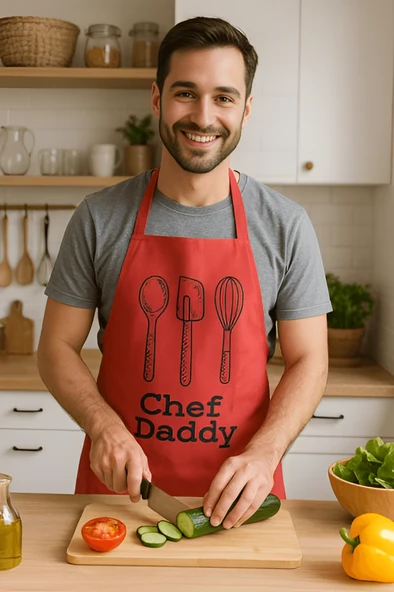Chef Dady Sıvı Geçirmez Mutfak Önlüğü Leke Tutmaz, Sıvı Geçirmez, Kolay Temizlenebilir Önlük - 7