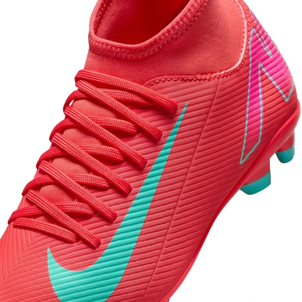 Nike Mercurial Jr Superfly 10 Club Fg/Mg Çocuk Kırmızı Futbol Krampon FQ8318-800 - 8