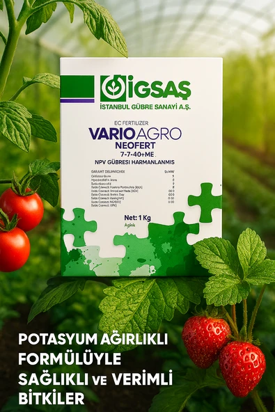 İGSAŞ VARIOAGRO NEOFERT 7-7-40+ME NPK Gübre (1Kg) - 2