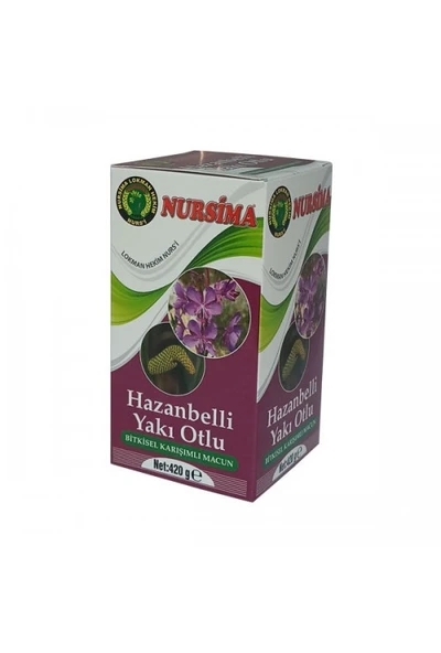 Nursima Hazanbelli Yakı Otlu Bitkisel Karışımlı Macun 420Gr