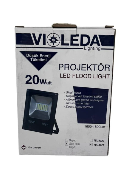 Violed  20W Led Projektör Günışığı - 3