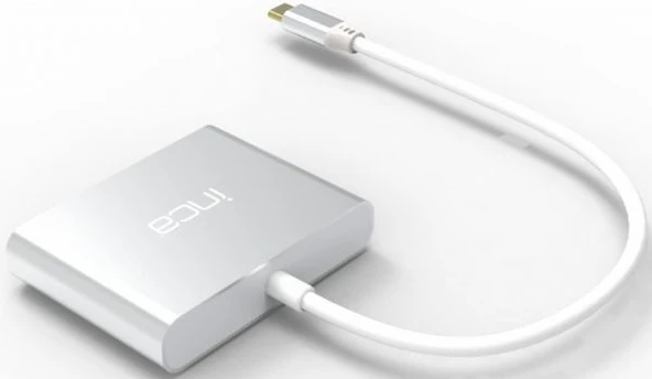 Inca ITPC-04T Tip-C=>Hdmi+USB3.0+Pd(100W) Çevirici (Giriş:Usb Type-C => Çıkış:Hdmi+Usb3.0+Pd) - 3