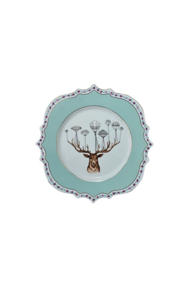 04alm005754 Alm Dreamy Geyik Düz Tabak 28 Cm - 2