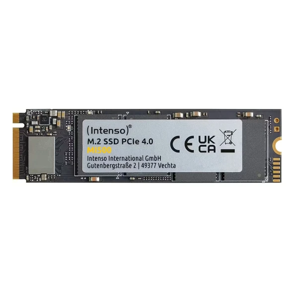 Intenso MI500 3836450 500GB (5300/4000MB/s) M.2 2280 PCIe 4.0 NVMe SSD ürün görseli 1