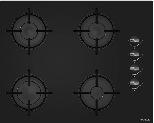 Hafele Gazlı Ocak Luce 65 Cm Siyah ürün görseli