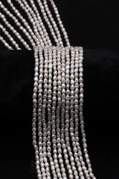 İnci Doğal Taş Dizi 2 x 3 mm Özel Kesim