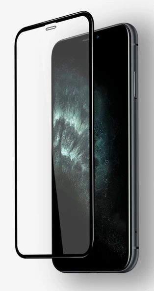 Iphone 12 Mini Uyumlu Siyah 5d Premium Tam Kaplayan Ekran Koruyucu Darbe Emici Cam