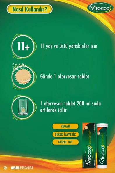 VitoccoVitamin ve Mineral 15 Efervesan Tablet - 06/2026 - 3