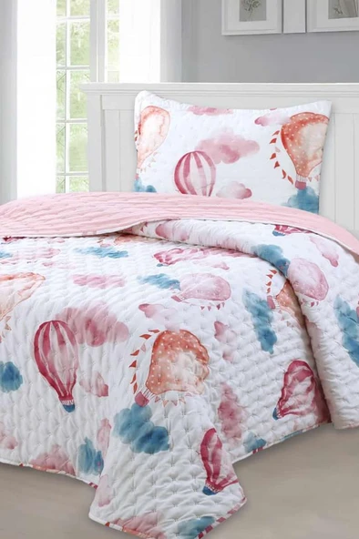 Balloon Genç Ve Çocuk Tek Kişilik Yatak Örtüsü 180x240 ürün görseli