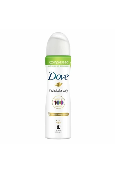Dove Invisible Dry Compressed Sprey Deodorant 75 Ml