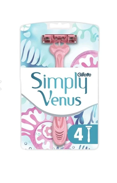 Gillette Venus Simple 3 Basıc  4'lü Poşet ürün görseli 1