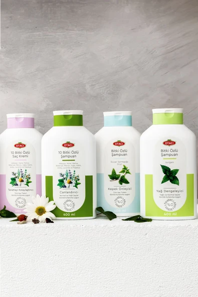 Otacı Bitki Özlü Yağ Dengeleyici Isırgan Şampuan 400 ml - 5
