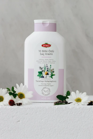 Otacı 10 Bitki Özlü Taramayı Kolaylaştırıcı Saç Kremi 400 ml - 2