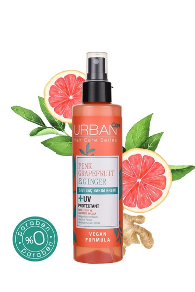 Urban Care Pink Grapefruit&ginger Ince Telli Saçlar Dolgunlaştırıcı Sıvı Saç Bakım Kremi-vegan-200ml - 3