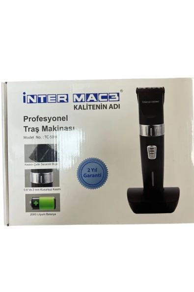 İNTER MAC3 Tc-5000 Profesyonel Kuaför Tipi Saç & Sakal Kesme Makinesi - 2
