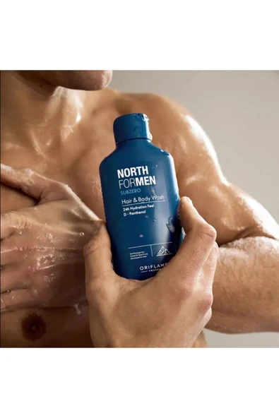 Oriflame North For Men Subzero Saç Ve Vücut Şampuanı 46631 - 4