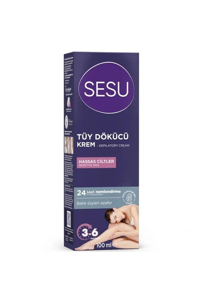 Sesu Tüy Dökücü Krem Hassas Ciltler 100 ml