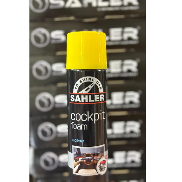 Sahler Araç Kokpit Temizleyici Foam - Okyanus Kokulu Özel Köpük Slikon Sprey - Resim 2
