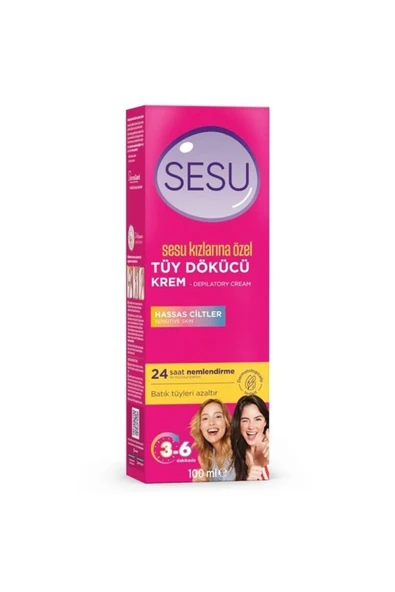 Sesu İlk Adım Kızlarına Özel Tüy Dökücü Krem 100 ml