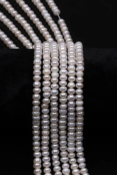 İnci Doğal Taş Dizi 3 x 5 mm Özel Kesim ürün görseli