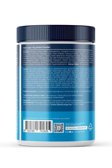 Naturagen Proteinli Öğün Tozu Cookie Lovers FDA Onaylı Shaker Hediyeli - Resim 3