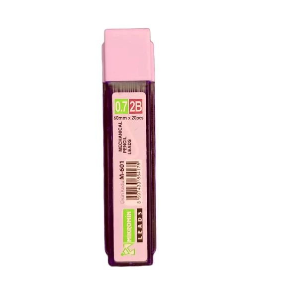Mikro M-601 2B 60 mm 0.7 Kalem Ucu 24 Tüp Pastel Renkler - 3