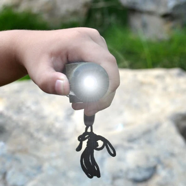 İzci Düdüğü - Avcı Düdüğü 7in1 Pusulalı Termometreli Survival Düdük - 3