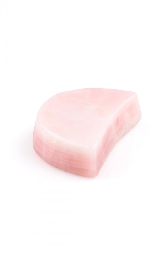 Pembe Kuvars Doğal Taş İçi Oyuk Parça - 2