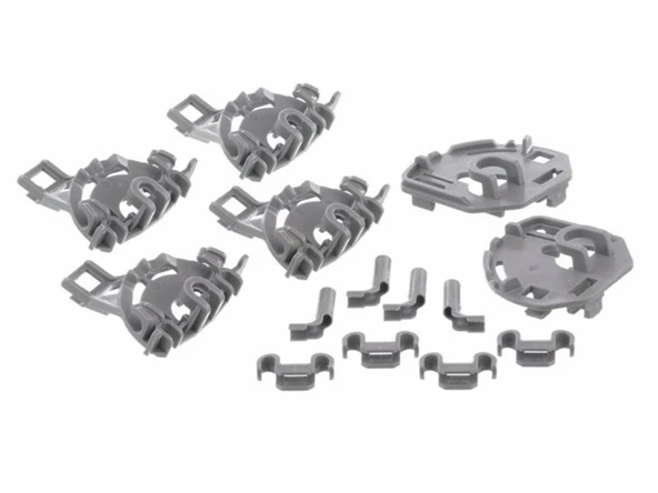 Siemens SE50T592 SE34M270 SE24E232 SE20A590 ile Uyumlu Bulaşık Makinesi Katlanır Tabaklık Klips Seti ürün görseli 1