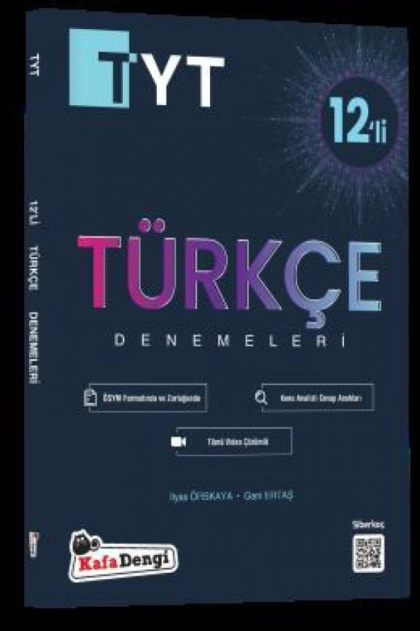 Kafa Dengi Yayınları TYT Türkçe Branş Denemesi (12li) - 1