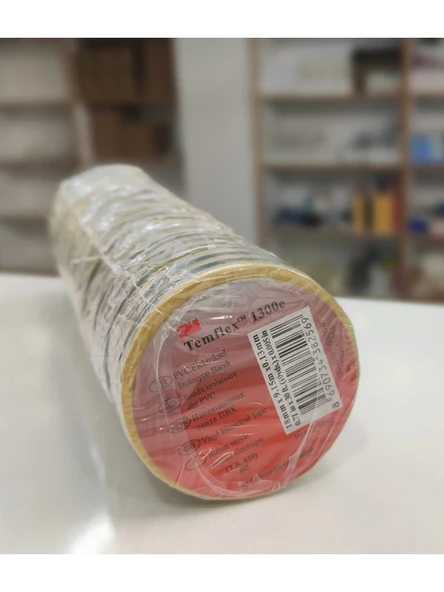 3M Temflex Pvc Elektriksel İzolasyon Bandı (10 Adet) - 10