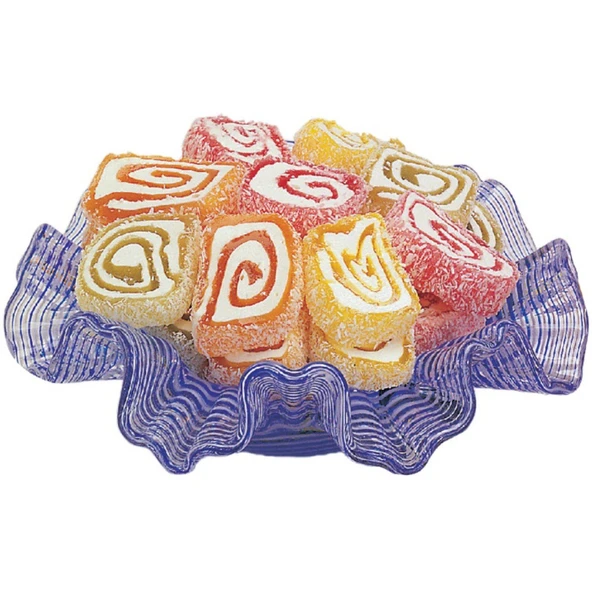 Karışık Meyve Aromalı Paşa Lokum (Çilek - Limon - Muz - Portakal)