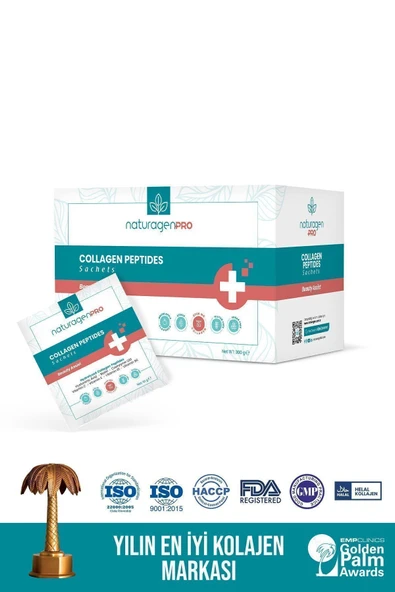 Naturagen Pro Beauty Collagen 30'lu Saşe Biotinli Yeşil Elma Aromalı ürün görseli