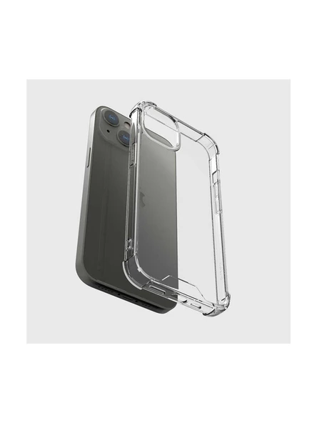 iPhone 14 Plus Uyumlu Darbe Önleyici Sararmaya Dayanıklı Airbag Korumalı Ultra Slim TPU Şeffaf Silikon Kılıf - 3