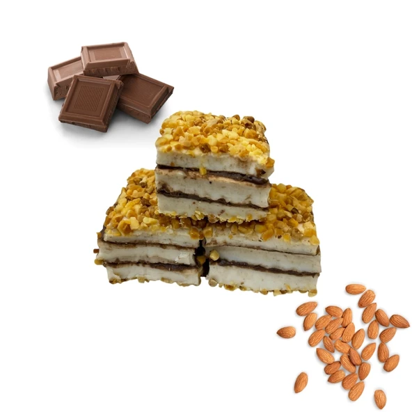 Bademli Çikolatalı Baklava Lokum