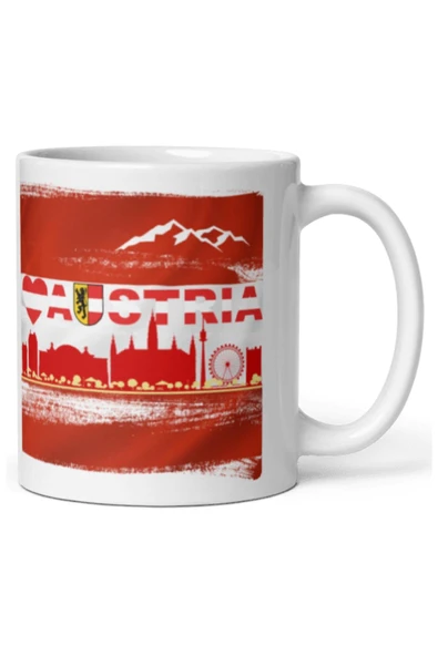 Avusturya Hediye Kutusu 10 Parça Kupa Magnet Anahtarlık Kutu - Resim 7