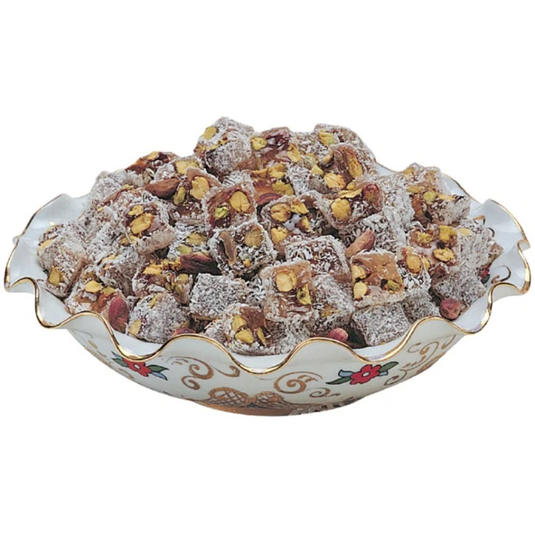 Hindistan Cevizi Kaplı Çifte Kavrulmuş Duble Antep Fıstıklı Lokum 150 Gr - 3