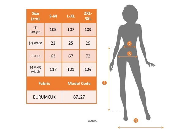 Kadın Beli Lastikli Bağcıklı Asimetrik Kesim Detaylı Desenli Bürümcük Etek - 6