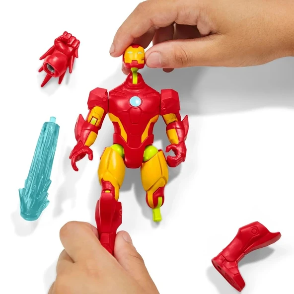 Mixmashers  Avengers Figür F9265-F9269 Iron Man | 4 Yaş ve Üzeri Çocuklar İçin Süper Kahraman Oyunca - 3