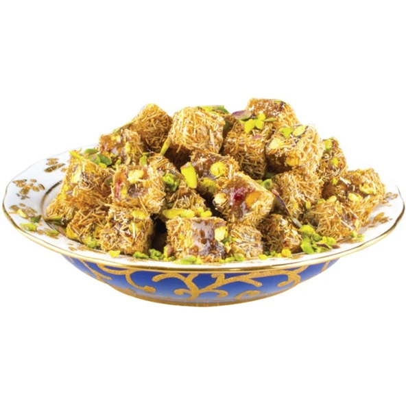 Kadayıf Kaplı Çifte Kavrulmuş Antep Fıstıklı Lokum 150 Gr - 3
