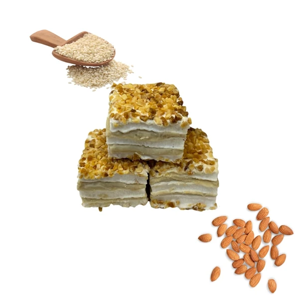 Bademli Tahinli Baklava Lokum