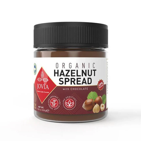 Jovia Organik Çikolatalı Fındık Kreması 200gr