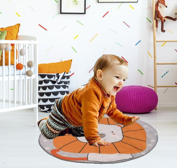 Safemom Oyun Matı 90x90 cm - Aslancık