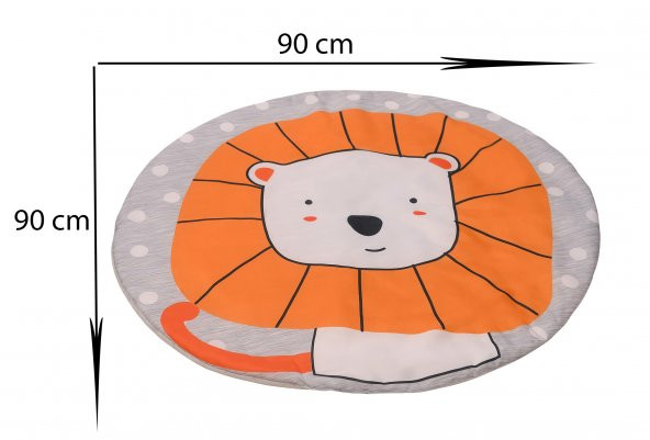 Safemom Oyun Matı 90x90 cm - Aslancık - 2